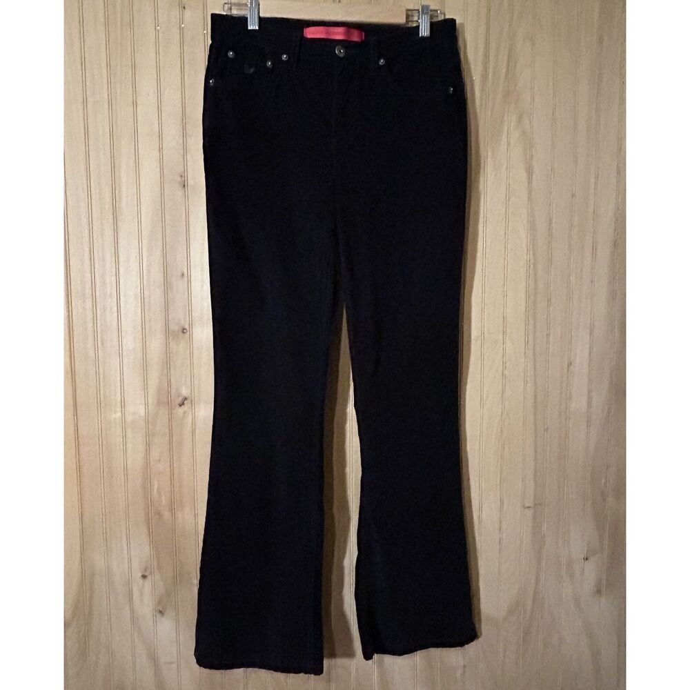 Gloria Vanderbilt Womens Size 10 Black Trouser Flare Bootcut Jeans